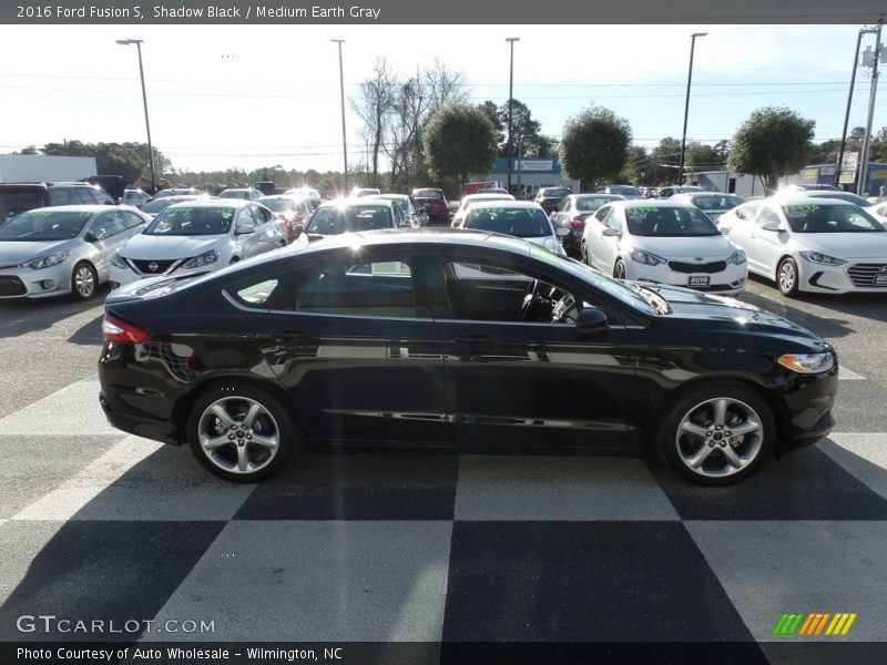 Shadow Black / Medium Earth Gray 2016 Ford Fusion S