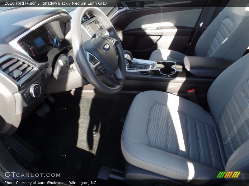 Shadow Black / Medium Earth Gray 2016 Ford Fusion S