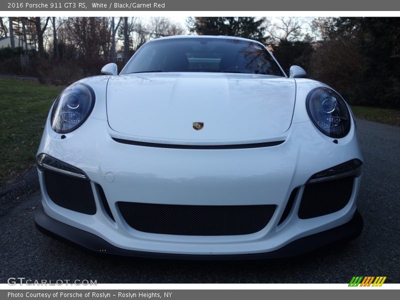 White / Black/Garnet Red 2016 Porsche 911 GT3 RS