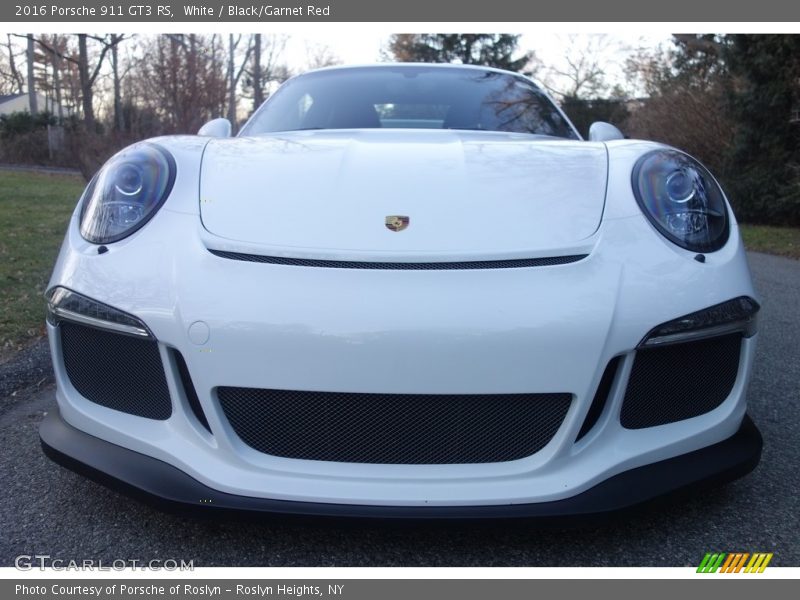 White / Black/Garnet Red 2016 Porsche 911 GT3 RS