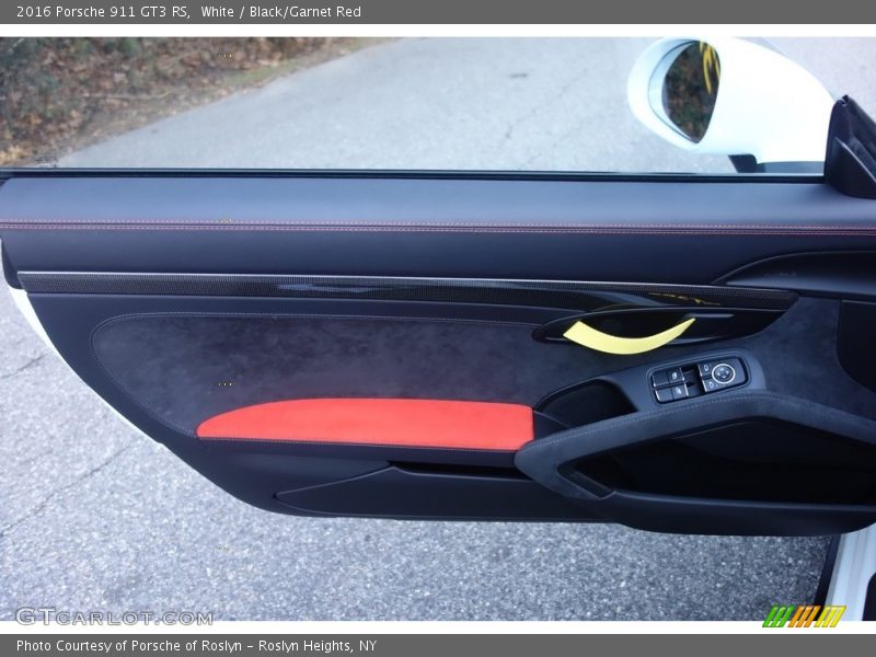 White / Black/Garnet Red 2016 Porsche 911 GT3 RS