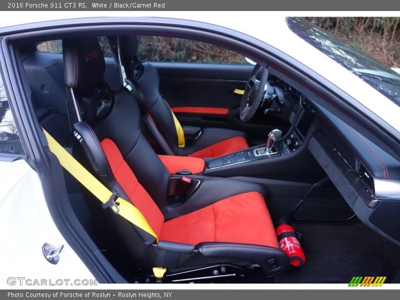 White / Black/Garnet Red 2016 Porsche 911 GT3 RS