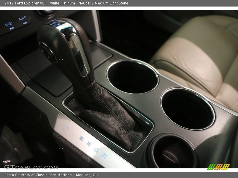 White Platinum Tri-Coat / Medium Light Stone 2012 Ford Explorer XLT