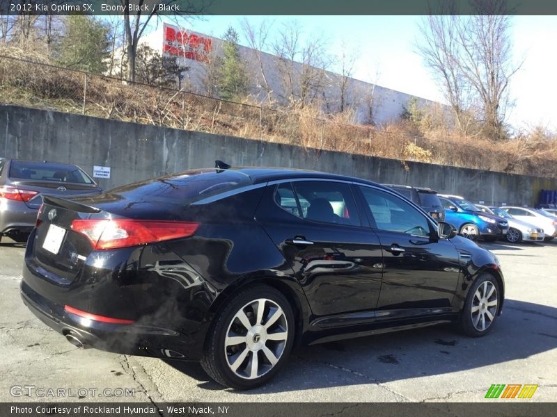 Ebony Black / Black 2012 Kia Optima SX
