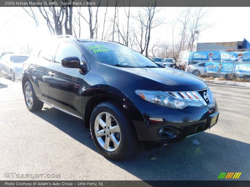 Super Black / Black 2009 Nissan Murano SL AWD