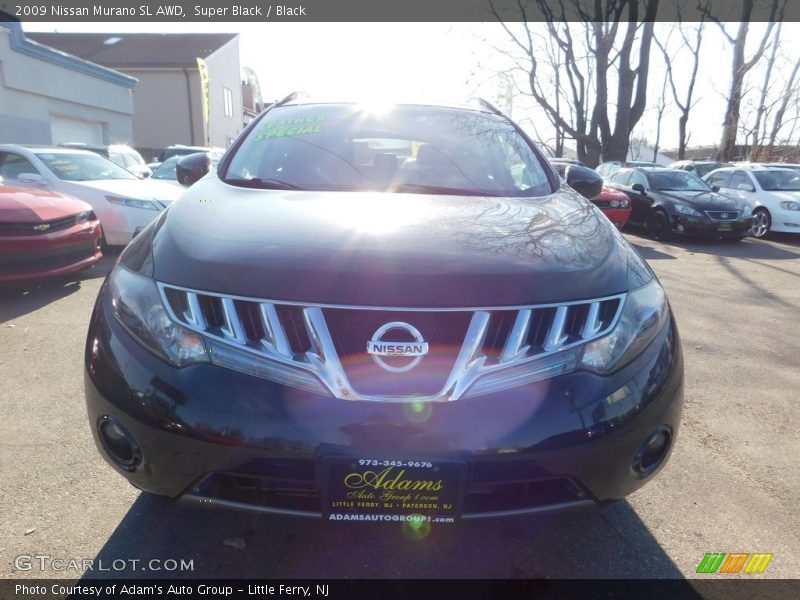 Super Black / Black 2009 Nissan Murano SL AWD