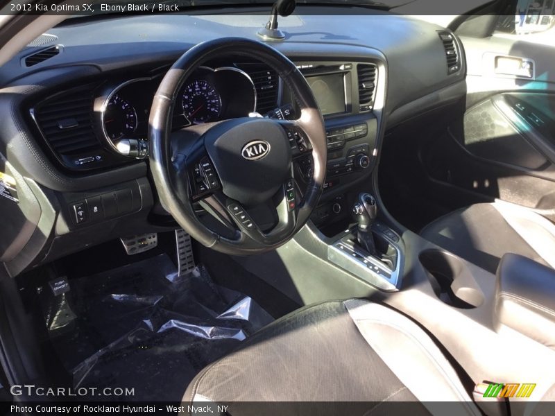 Ebony Black / Black 2012 Kia Optima SX