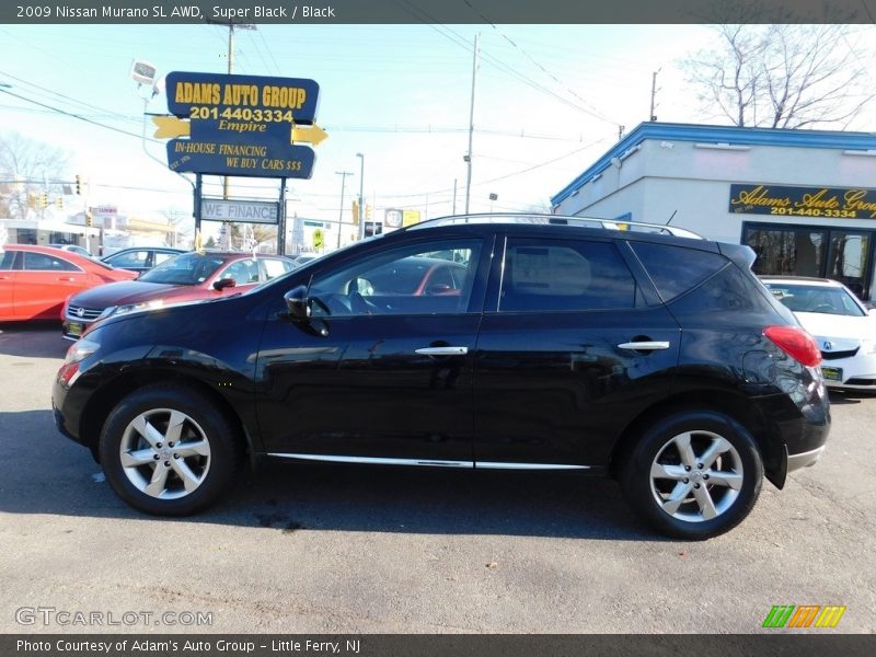 Super Black / Black 2009 Nissan Murano SL AWD