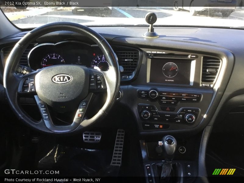 Ebony Black / Black 2012 Kia Optima SX