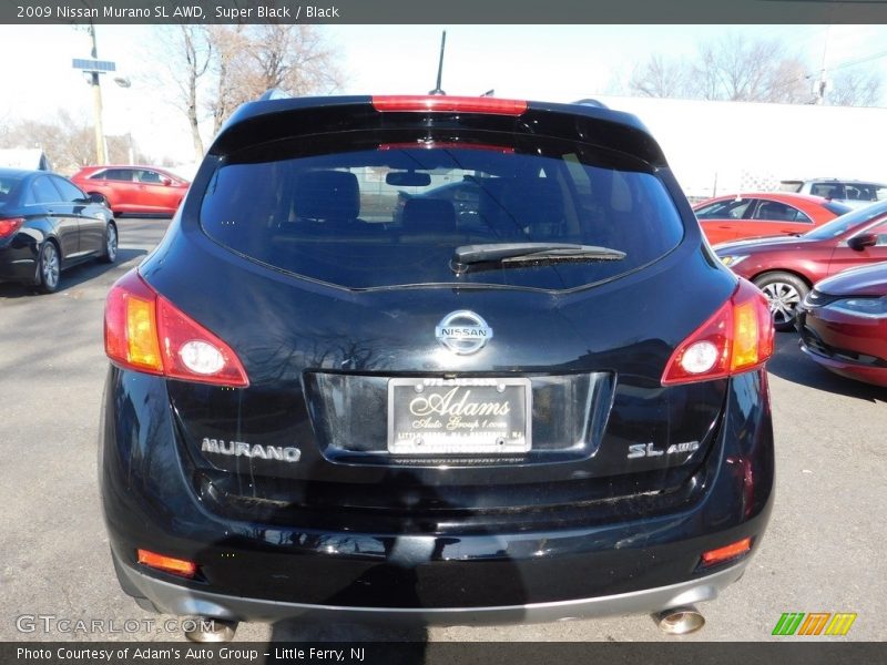 Super Black / Black 2009 Nissan Murano SL AWD