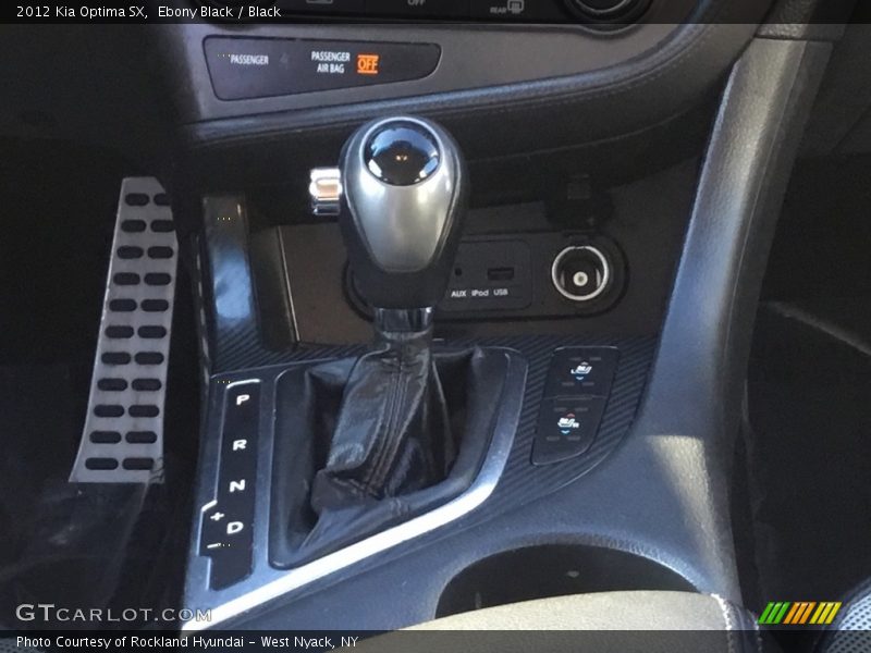 Ebony Black / Black 2012 Kia Optima SX