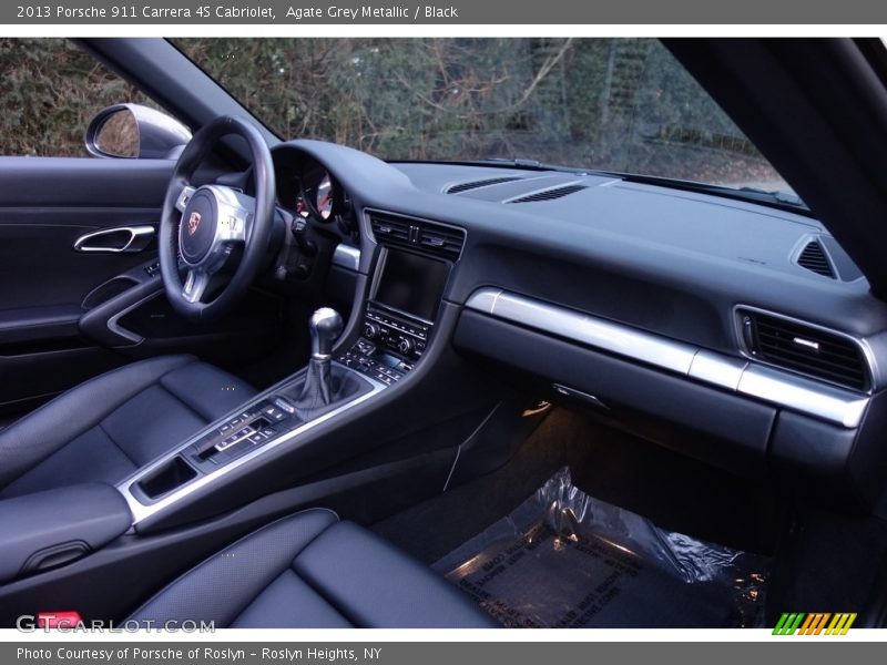Agate Grey Metallic / Black 2013 Porsche 911 Carrera 4S Cabriolet