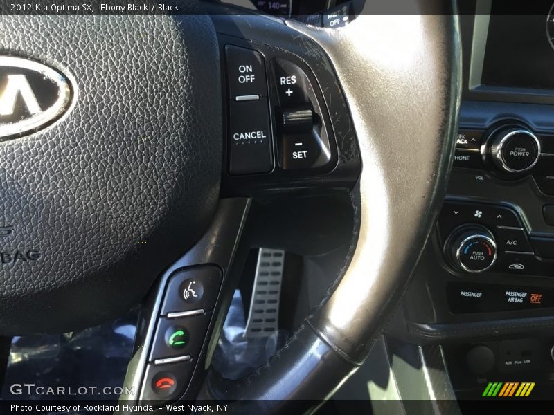 Ebony Black / Black 2012 Kia Optima SX