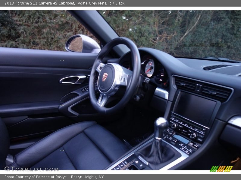 Agate Grey Metallic / Black 2013 Porsche 911 Carrera 4S Cabriolet