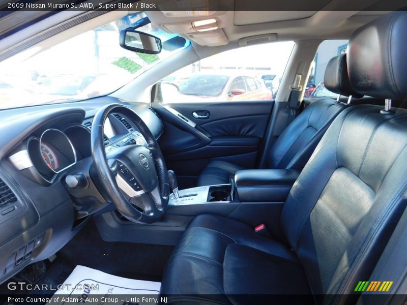 Super Black / Black 2009 Nissan Murano SL AWD