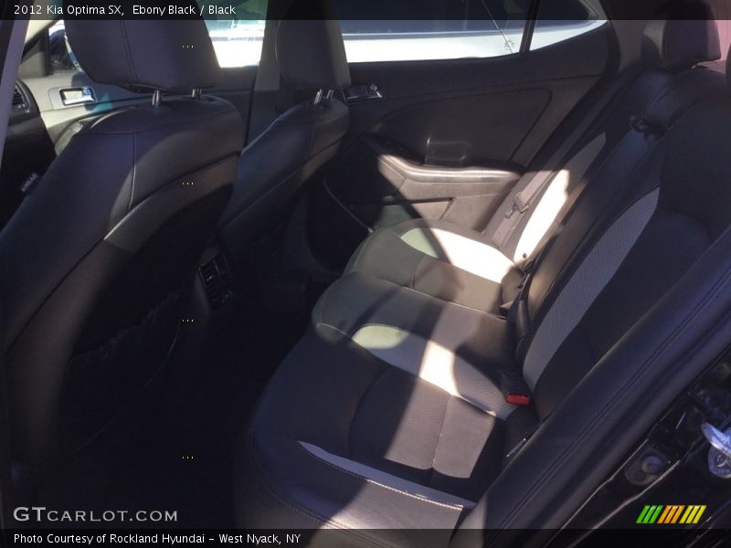 Ebony Black / Black 2012 Kia Optima SX
