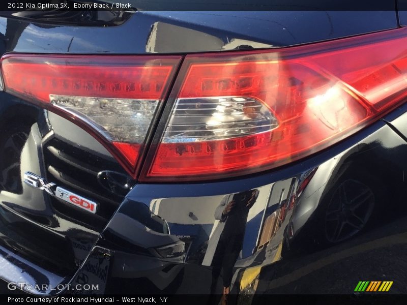 Ebony Black / Black 2012 Kia Optima SX