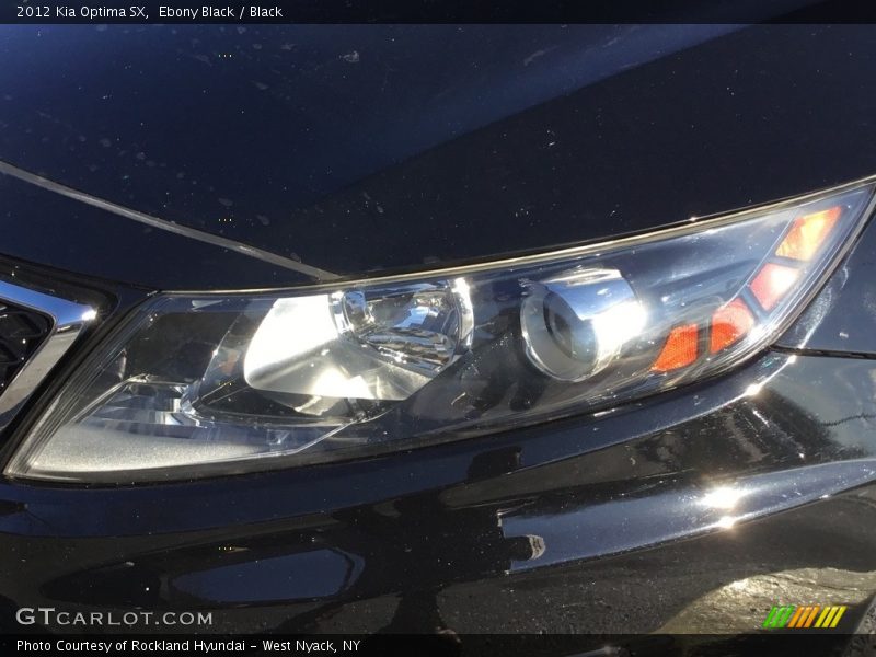 Ebony Black / Black 2012 Kia Optima SX