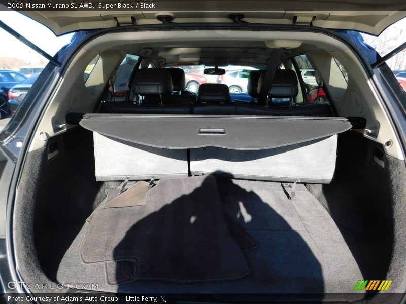 Super Black / Black 2009 Nissan Murano SL AWD