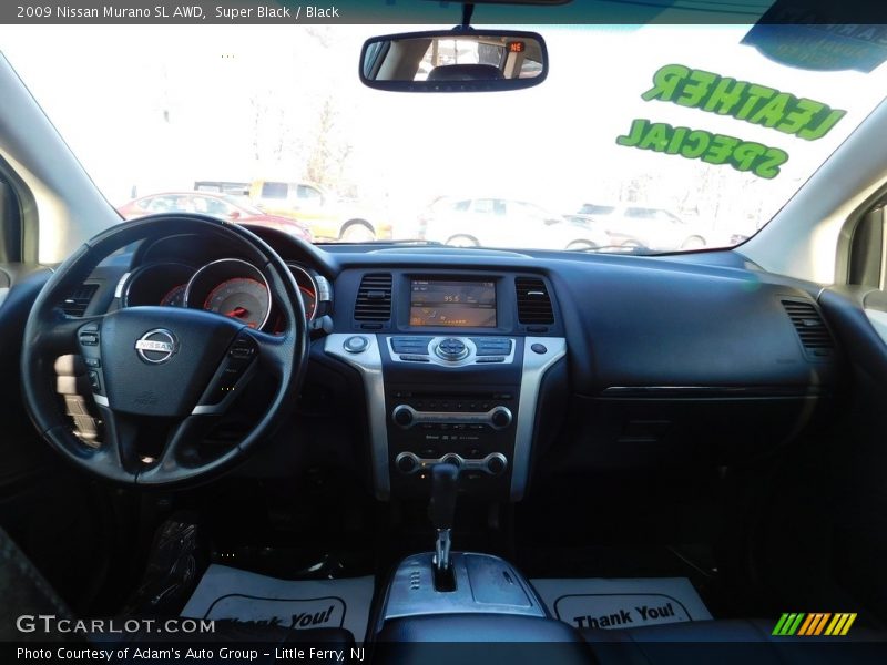 Super Black / Black 2009 Nissan Murano SL AWD