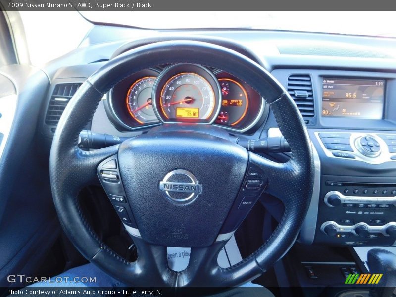 Super Black / Black 2009 Nissan Murano SL AWD