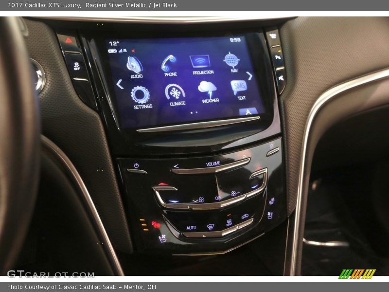 Radiant Silver Metallic / Jet Black 2017 Cadillac XTS Luxury