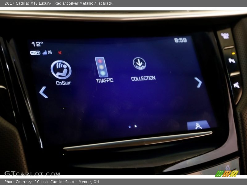 Radiant Silver Metallic / Jet Black 2017 Cadillac XTS Luxury