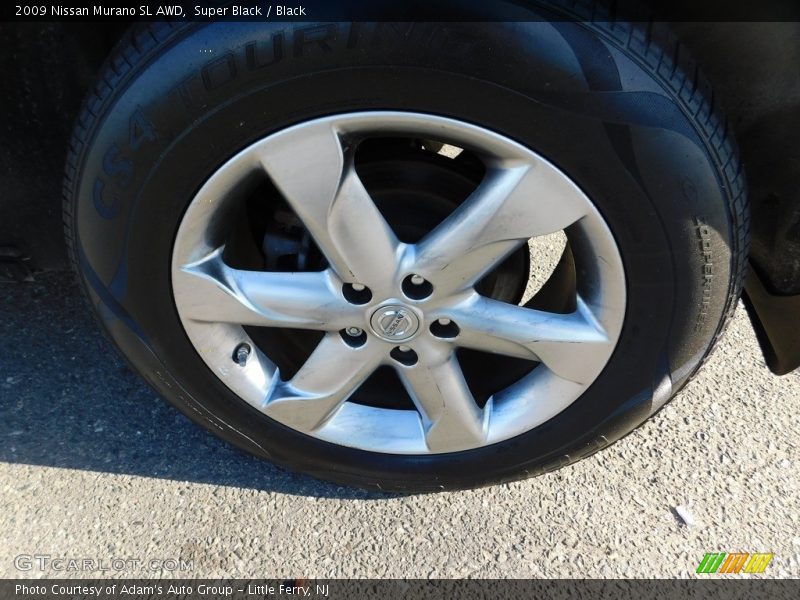 Super Black / Black 2009 Nissan Murano SL AWD