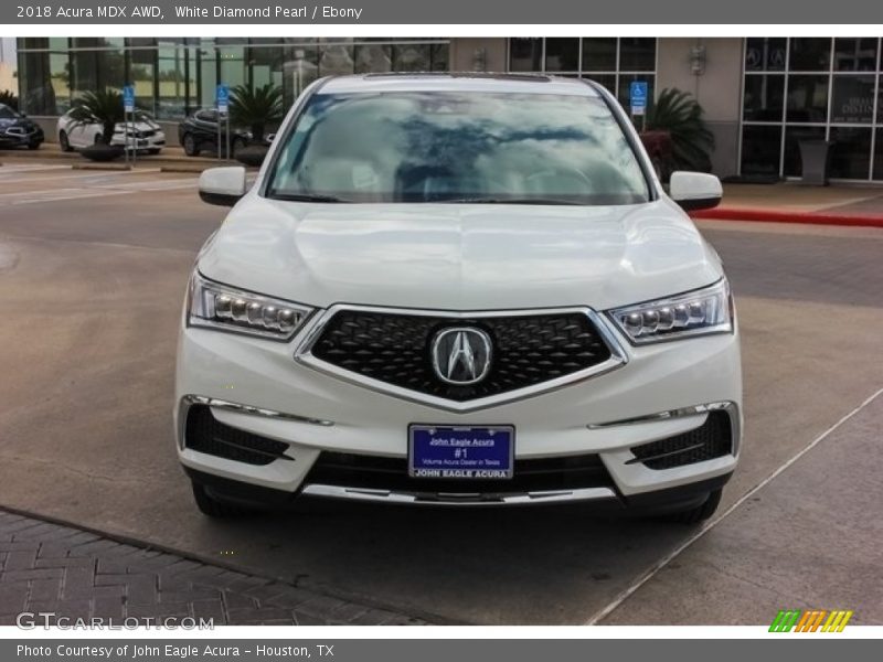 White Diamond Pearl / Ebony 2018 Acura MDX AWD