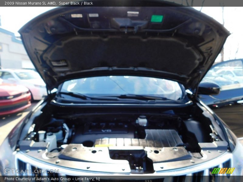 Super Black / Black 2009 Nissan Murano SL AWD