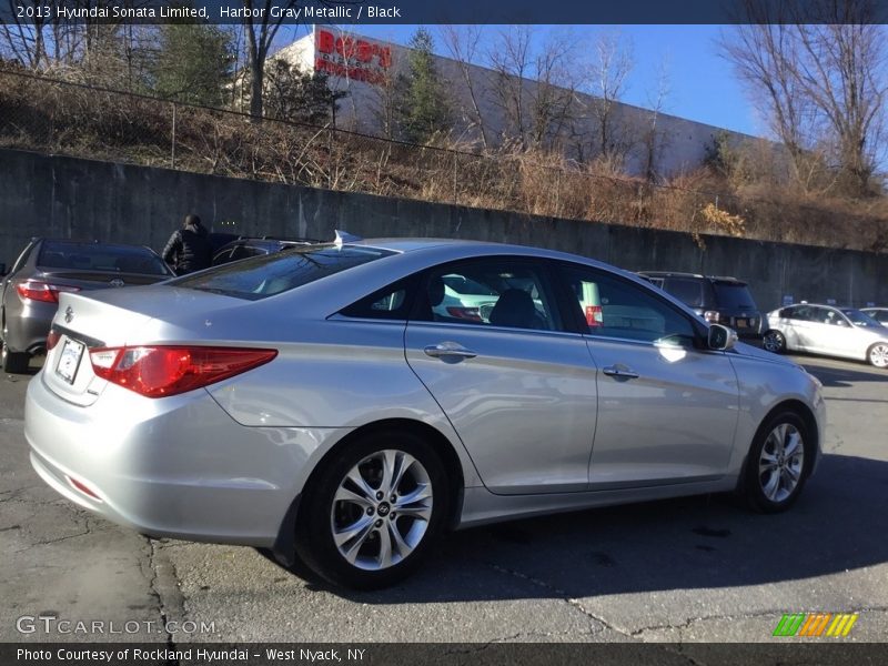 Harbor Gray Metallic / Black 2013 Hyundai Sonata Limited