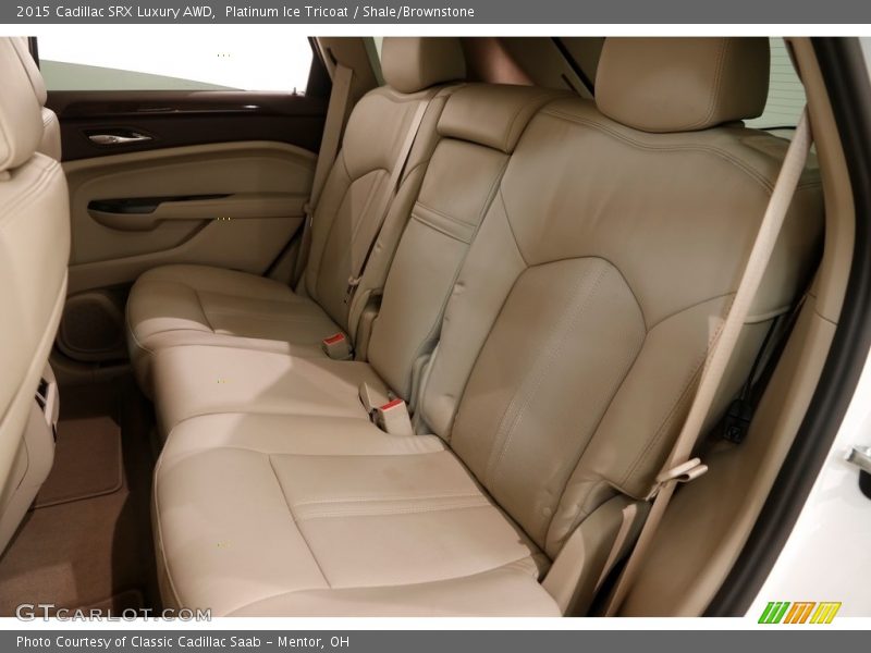Platinum Ice Tricoat / Shale/Brownstone 2015 Cadillac SRX Luxury AWD