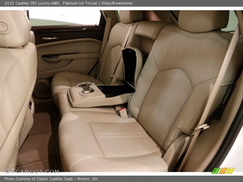 Platinum Ice Tricoat / Shale/Brownstone 2015 Cadillac SRX Luxury AWD