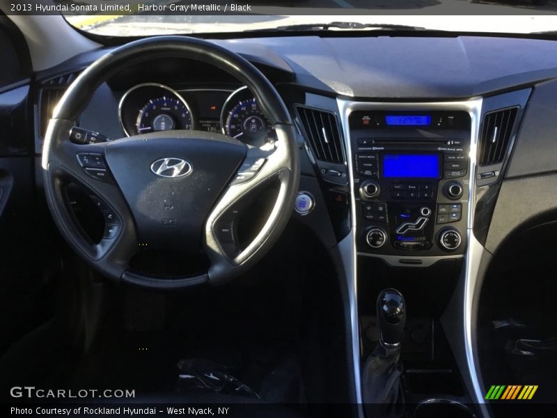 Harbor Gray Metallic / Black 2013 Hyundai Sonata Limited