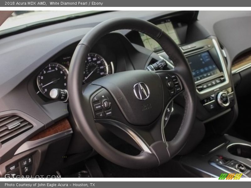 White Diamond Pearl / Ebony 2018 Acura MDX AWD