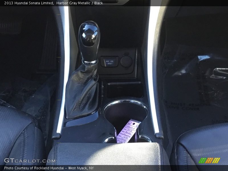 Harbor Gray Metallic / Black 2013 Hyundai Sonata Limited