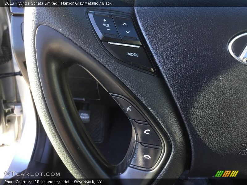 Harbor Gray Metallic / Black 2013 Hyundai Sonata Limited