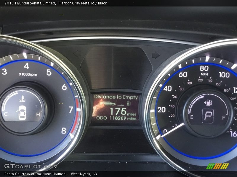Harbor Gray Metallic / Black 2013 Hyundai Sonata Limited