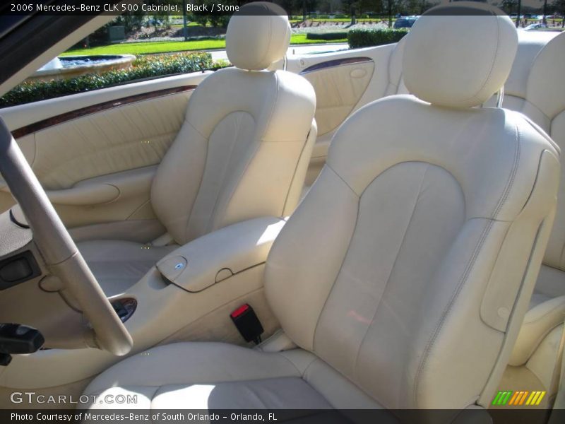 Black / Stone 2006 Mercedes-Benz CLK 500 Cabriolet