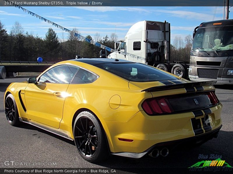 Triple Yellow / Ebony 2017 Ford Mustang Shelby GT350