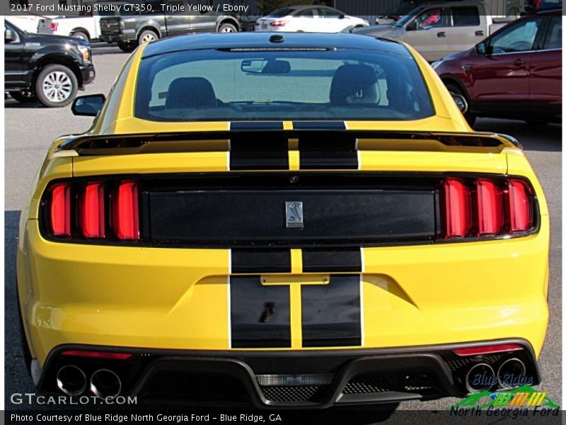 Triple Yellow / Ebony 2017 Ford Mustang Shelby GT350