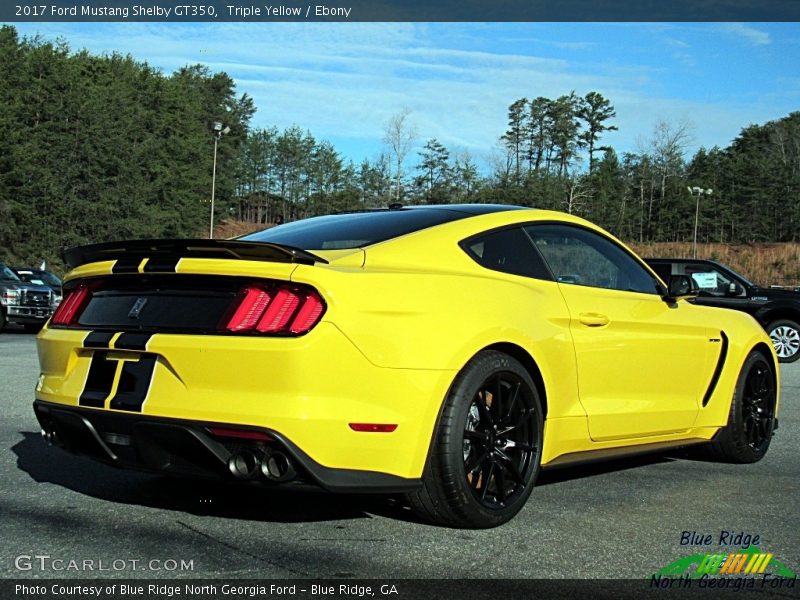 Triple Yellow / Ebony 2017 Ford Mustang Shelby GT350