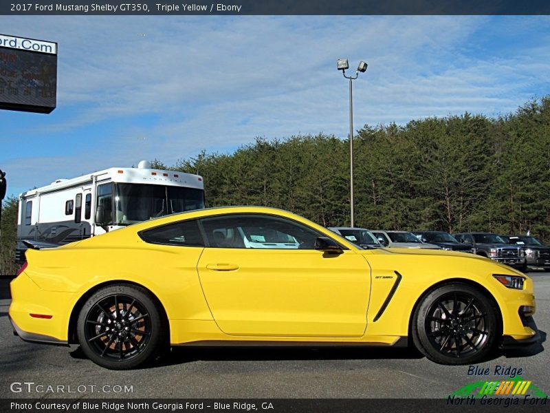 Triple Yellow / Ebony 2017 Ford Mustang Shelby GT350