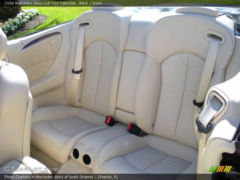 Black / Stone 2006 Mercedes-Benz CLK 500 Cabriolet