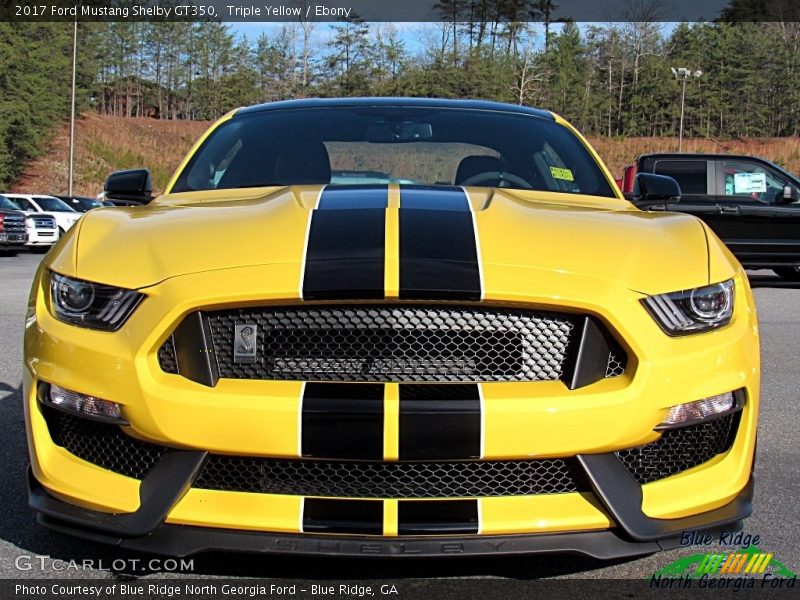 Triple Yellow / Ebony 2017 Ford Mustang Shelby GT350