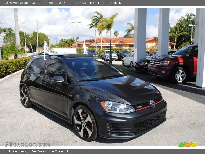 Carbon Steel Metallic / Titan Black 2016 Volkswagen Golf GTI 4 Door 2.0T SE