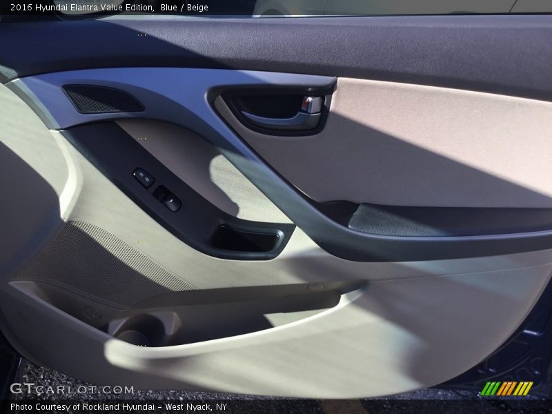 Blue / Beige 2016 Hyundai Elantra Value Edition