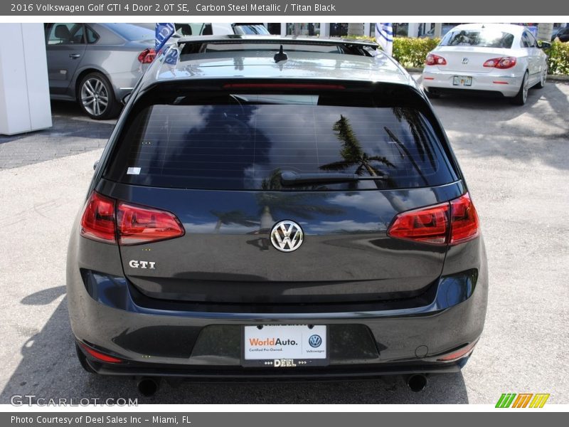 Carbon Steel Metallic / Titan Black 2016 Volkswagen Golf GTI 4 Door 2.0T SE