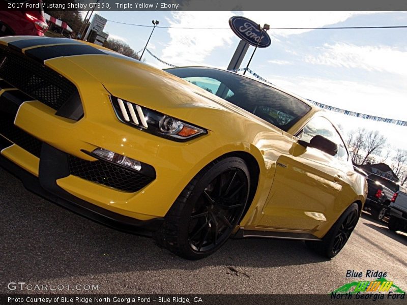Triple Yellow / Ebony 2017 Ford Mustang Shelby GT350