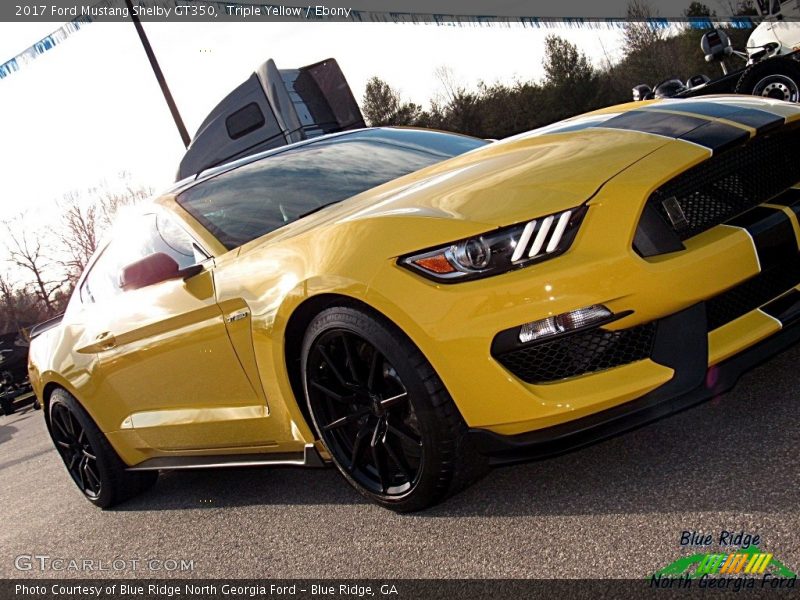 Triple Yellow / Ebony 2017 Ford Mustang Shelby GT350